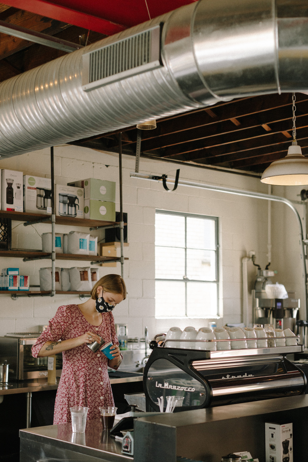 Blueprint Coffee Watson interior